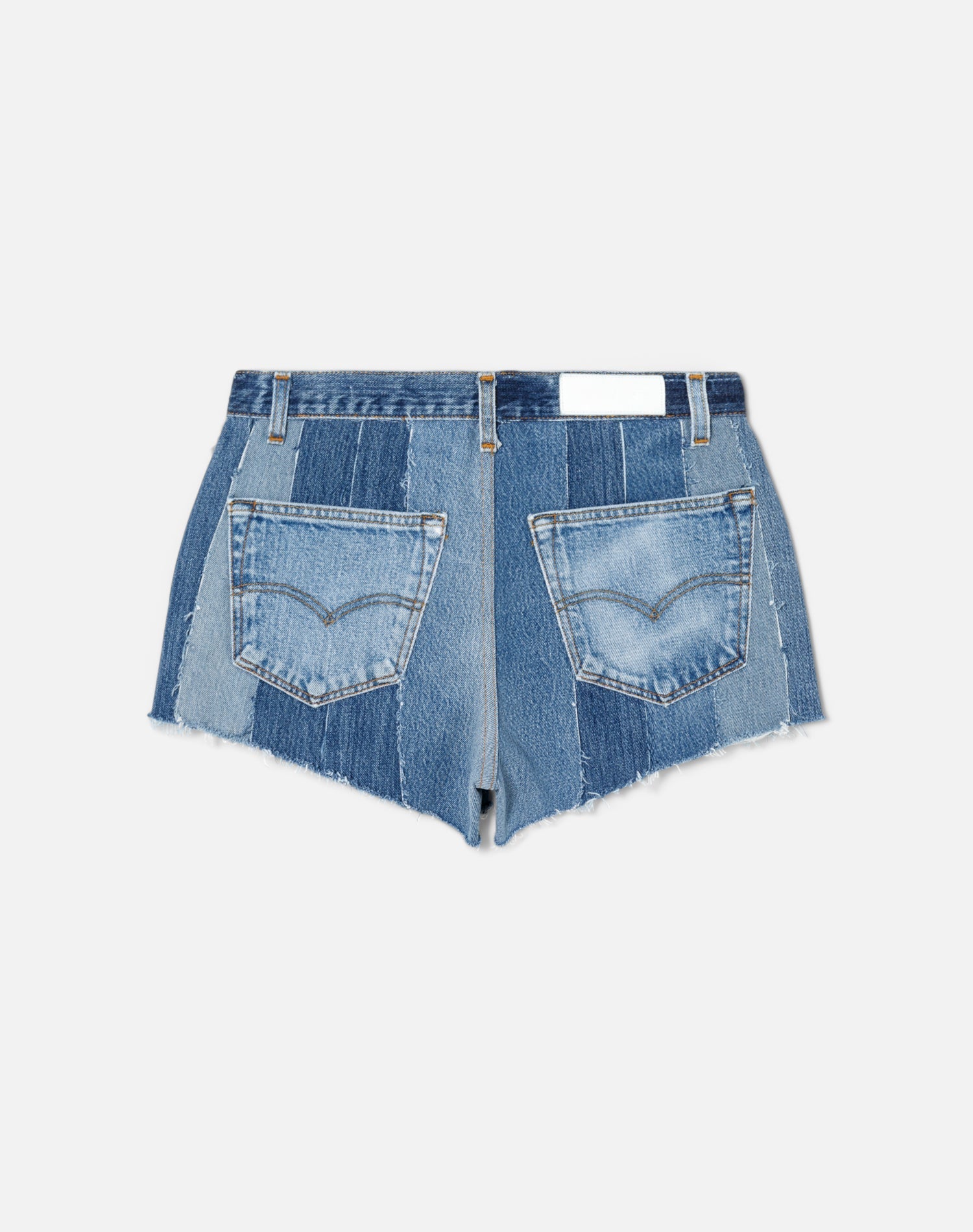Womens | Upcycled Vintage | Levi's Stripped Short | One-of-a-Kind | Indigo