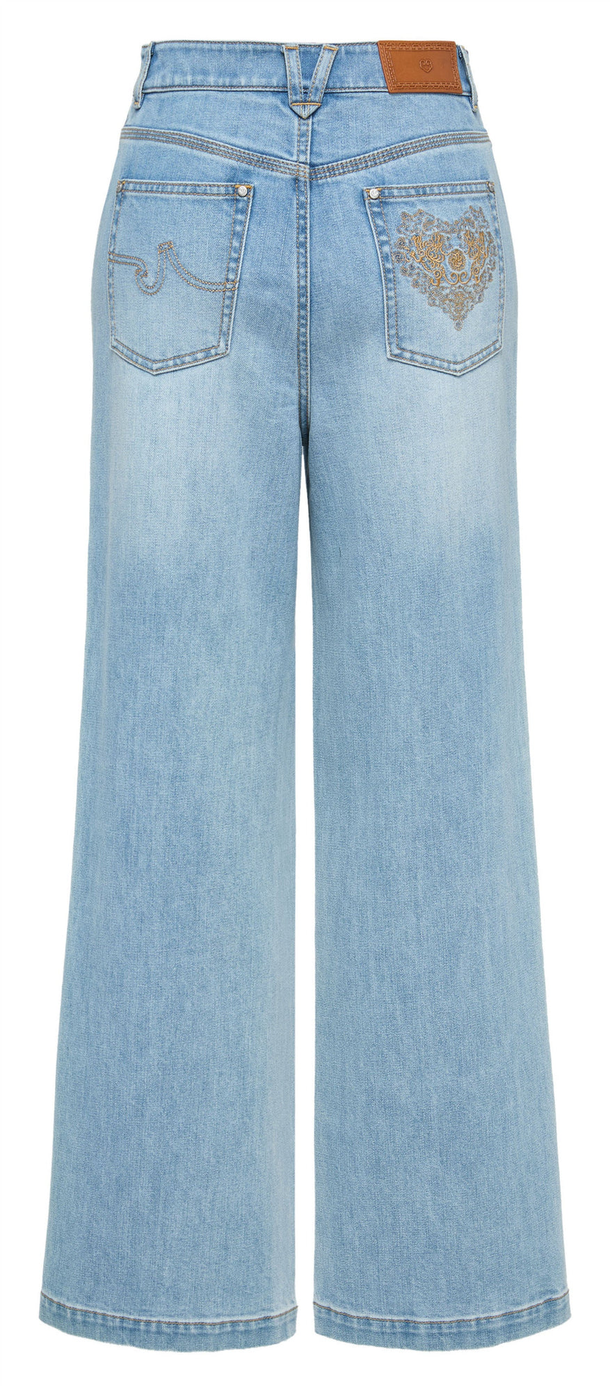 Embroidered Jeans | Blue