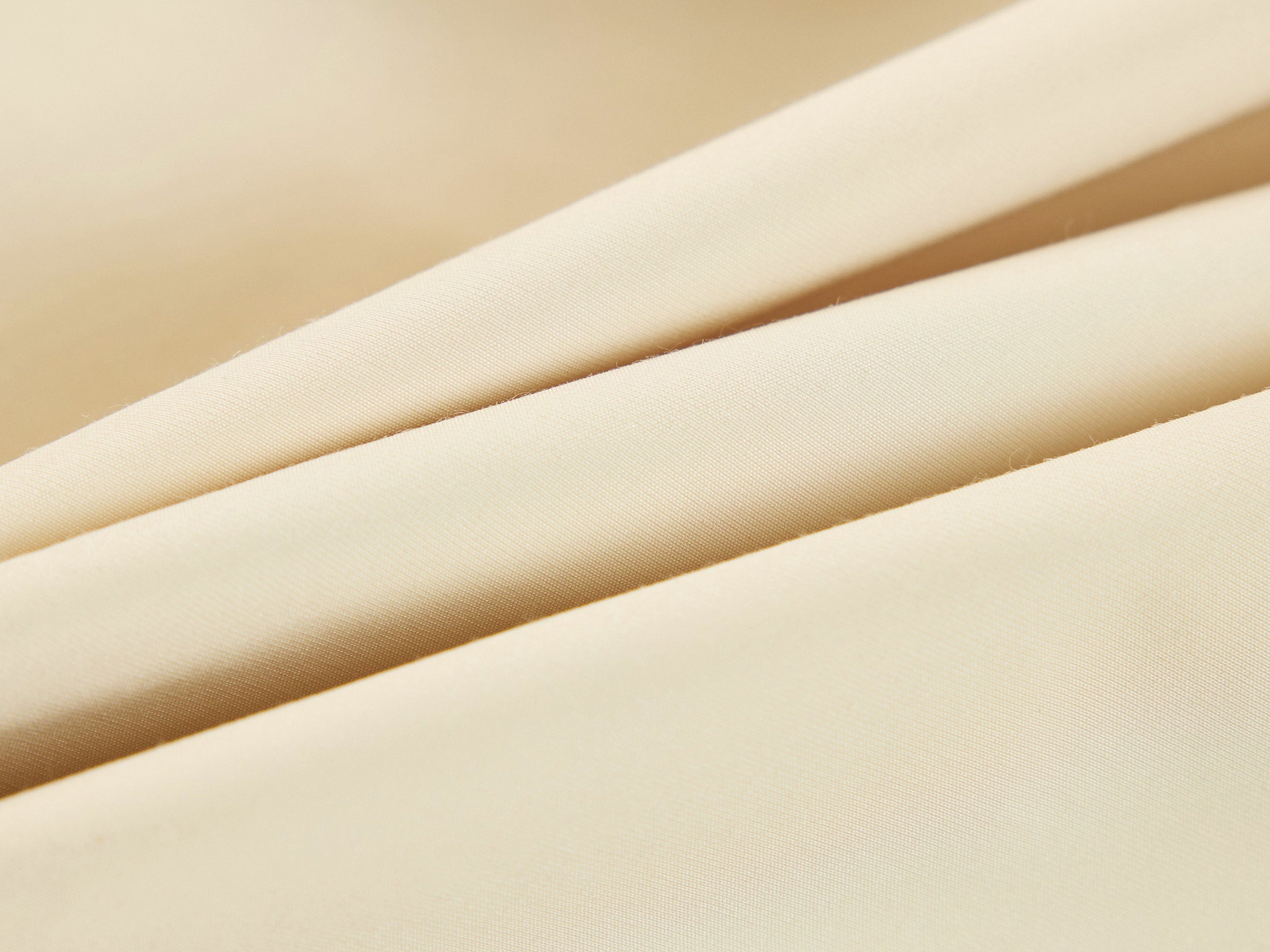 Contrast Trim Coat | Beige