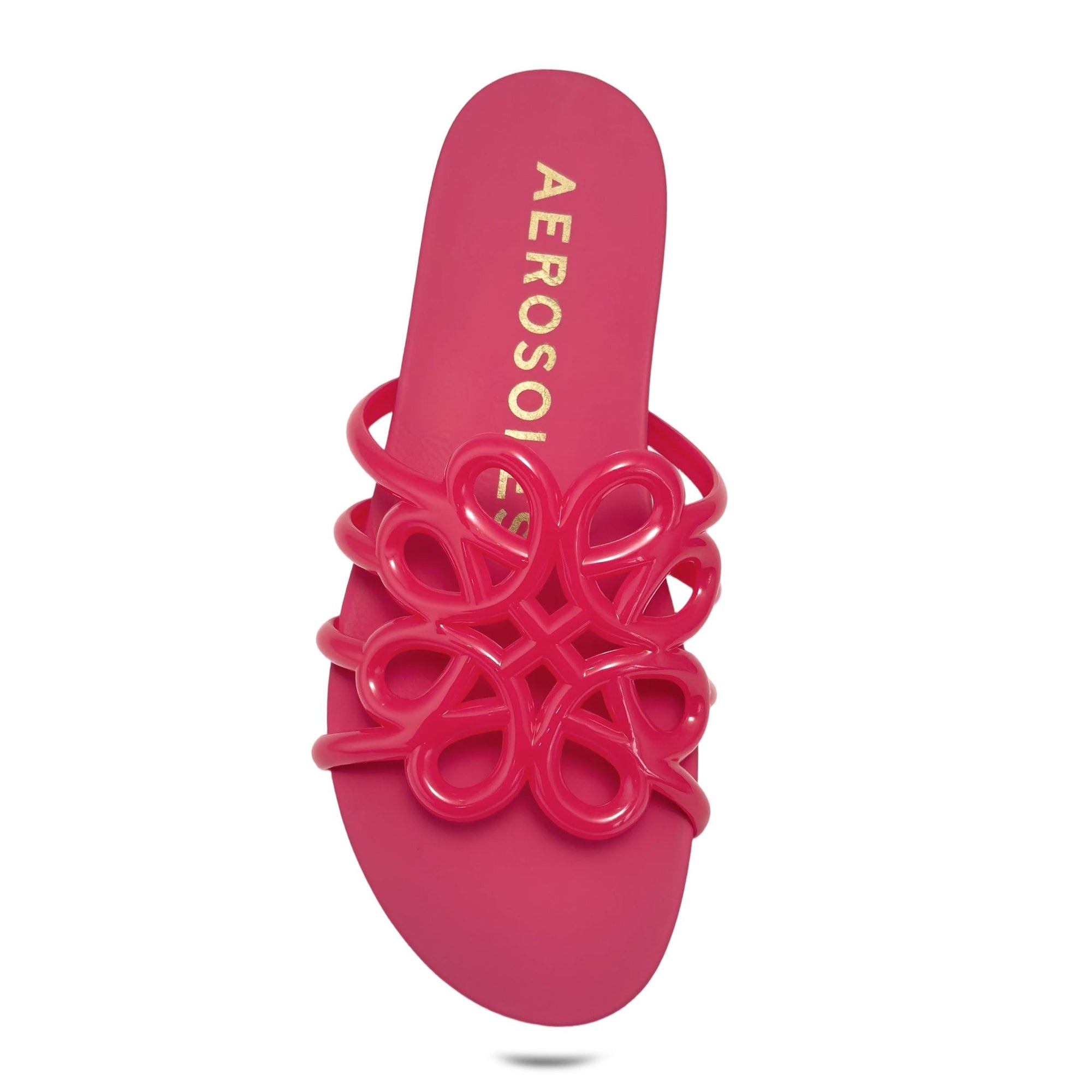 Frida Sandal Flat | Magenta Transluscent Thermoplastic Polyurethane