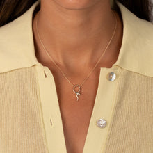 Diamond Snake Necklace 14K - Adina's Jewels