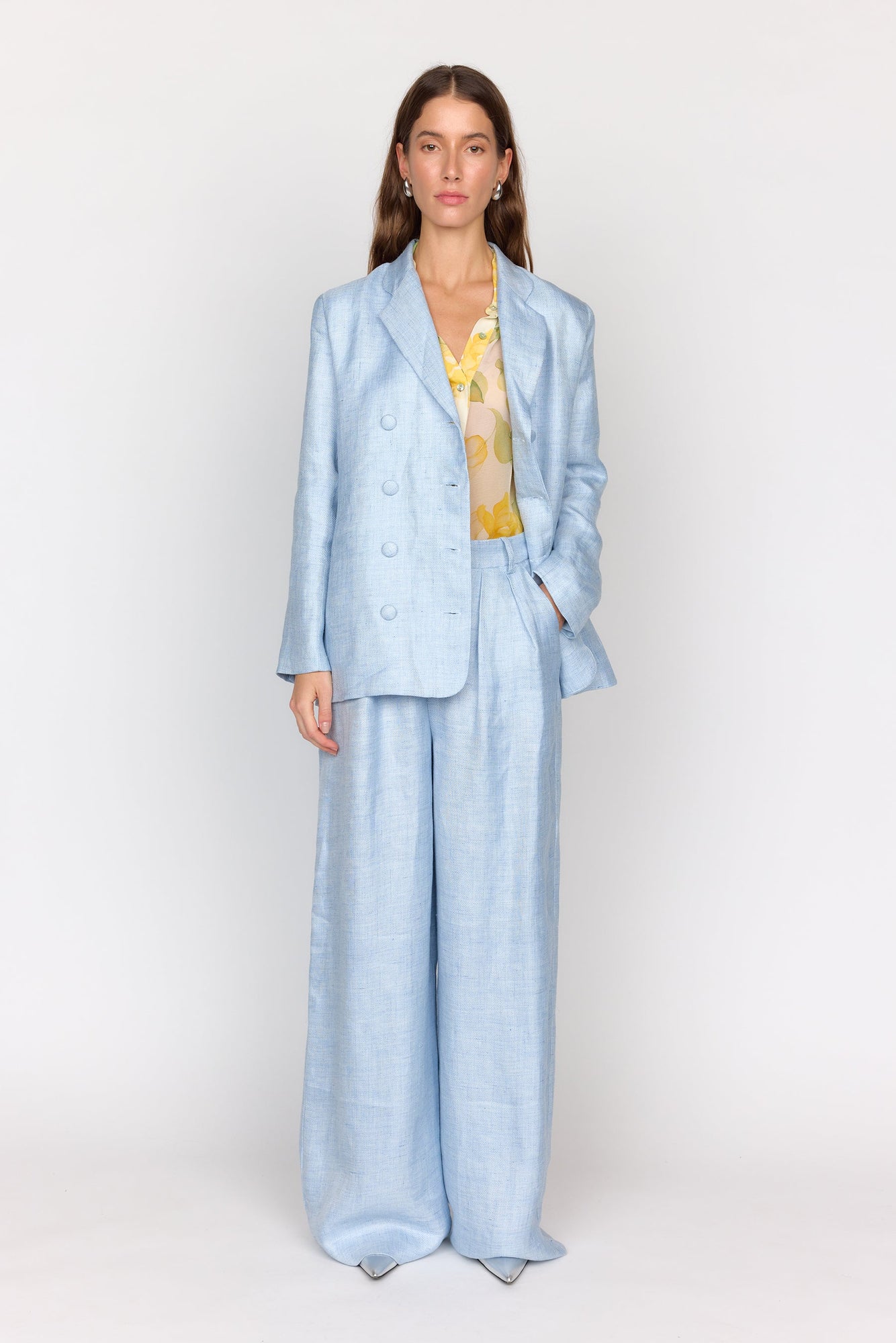 Emilia Blazer | Chambray