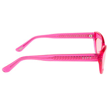 Womens | Cleo Sunglasses | Pink Crystal | Transparent Pink Lenses