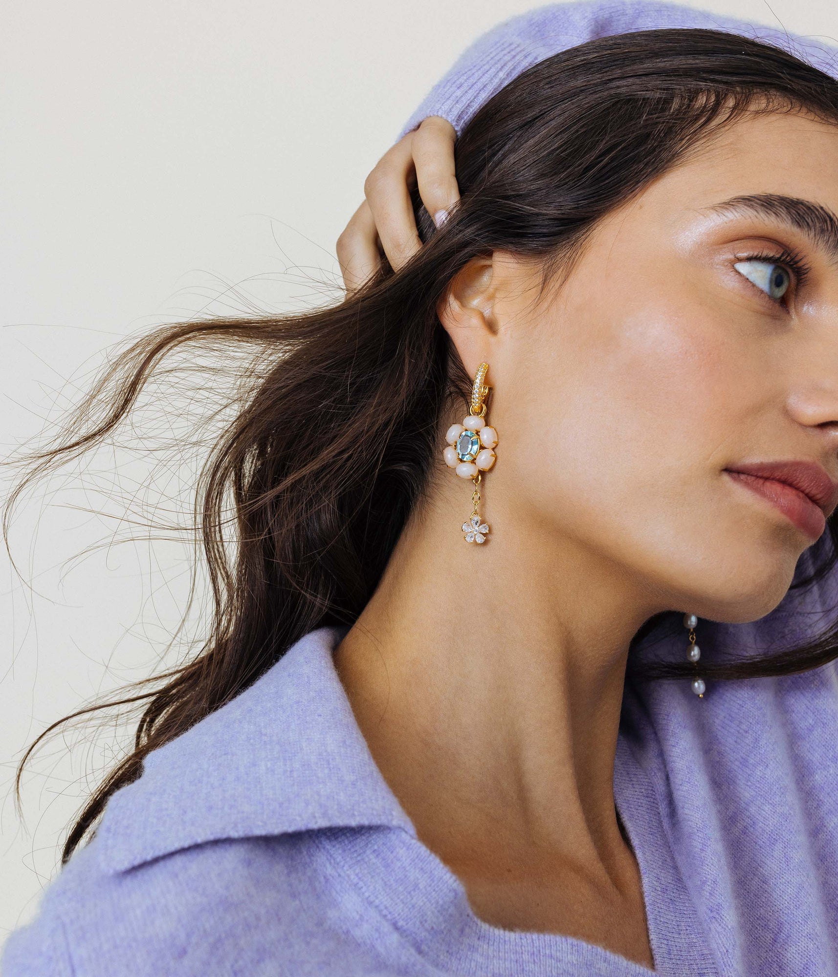 Addie Huggie Charms | Crystal