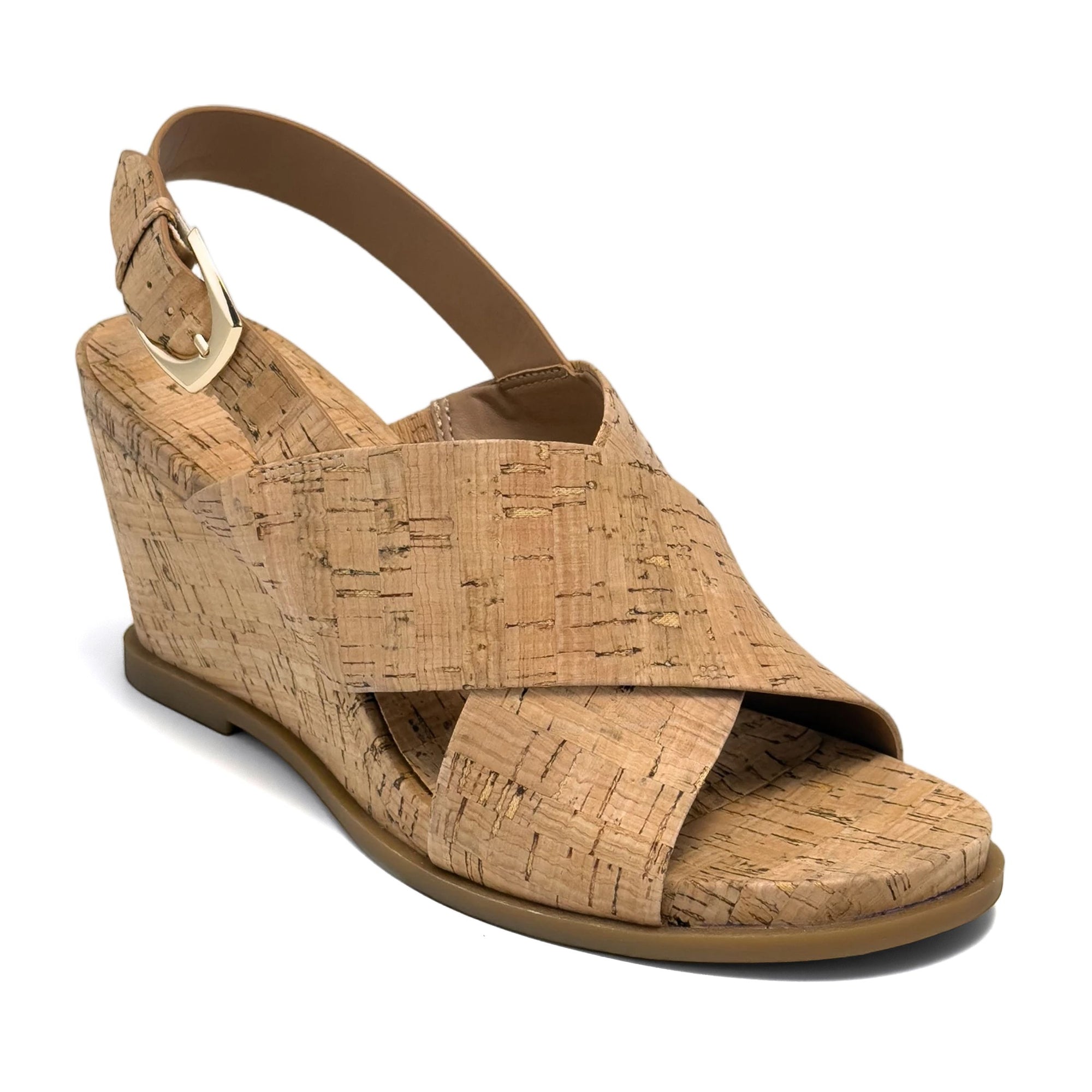 Dayonara Sandal Wedge | Natural Cork