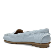 Wonder Casual Loafer | Pale Blue Faux Crochet Nubuck