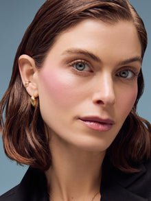 14K Gold Plated Botanica Braided Statement Hoop Earrings For Women Ana Luisa Tymie