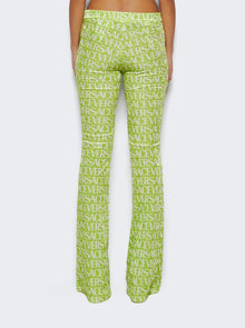 Women | Versace | Logo Pants | Green