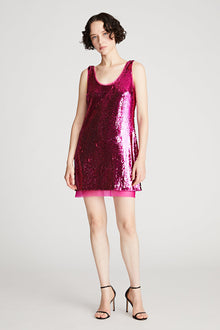 Halston | Aishia Dress In Sequin | Begonia