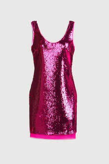 Halston | Aishia Dress In Sequin | Begonia