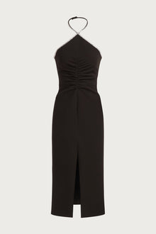 Halston | Piper Dress With Crystal Trim | Black