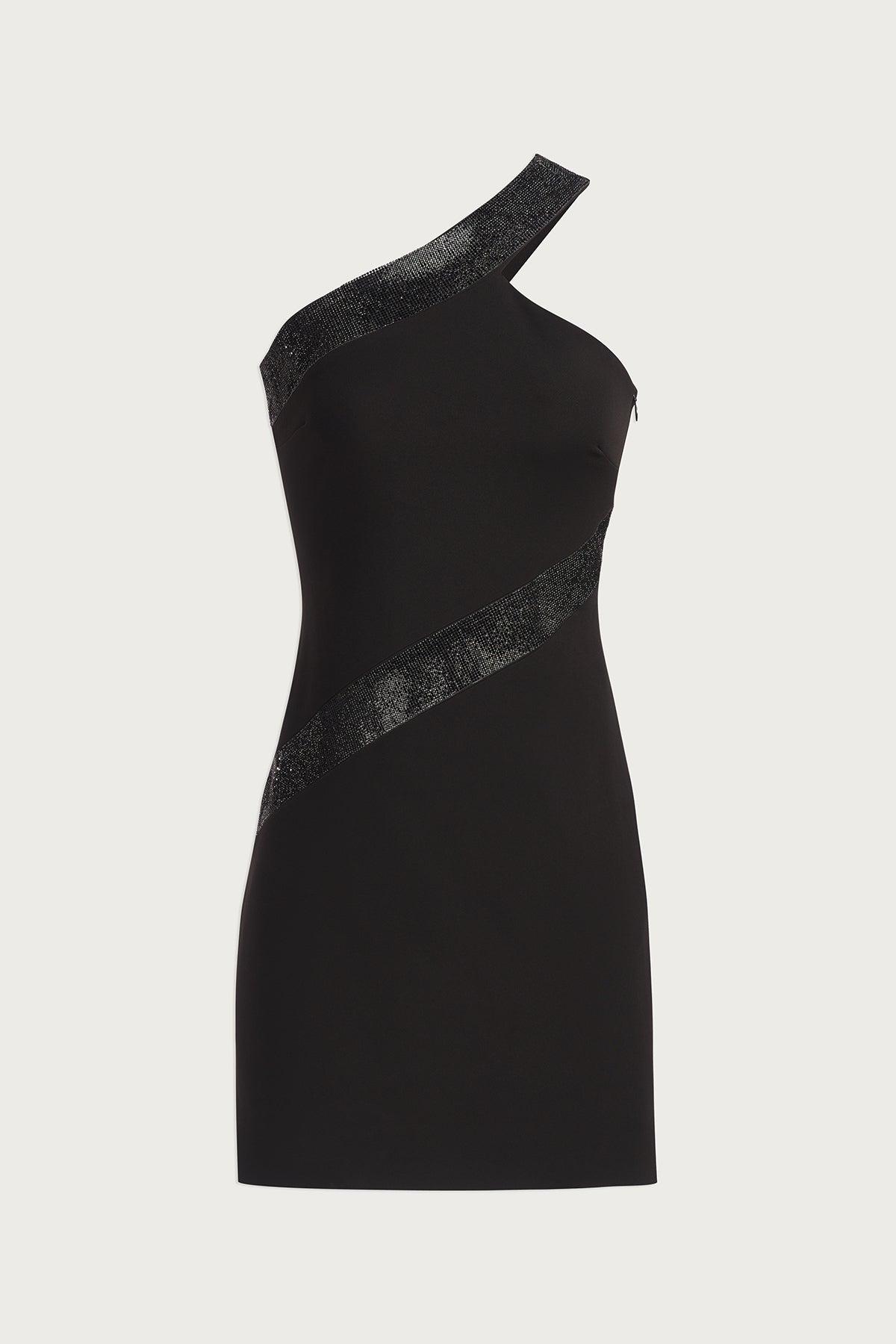 Halston | Auriel Dress In Stretch Crepe | Black