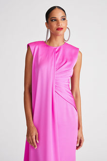 Halston | Tara Gown In Satin | Taffy