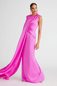 Halston | Tara Gown In Satin | Taffy