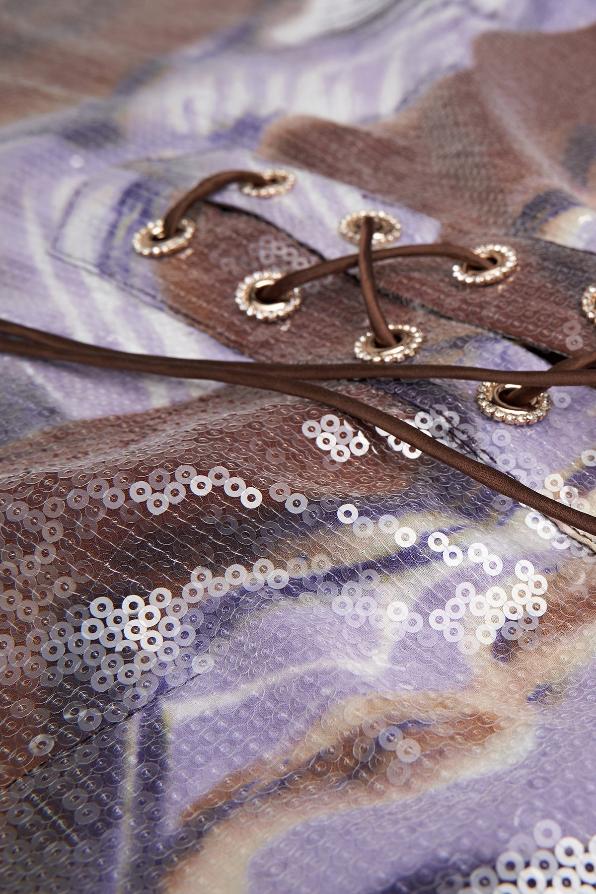 Halston | Wynonna Dress In Sequin | Earth Strata