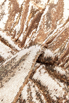 Halston | Sya Dress In Sequin | Light Gold