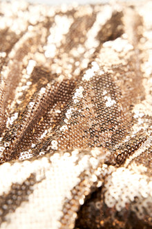 Halston | Sya Dress In Sequin | Light Gold