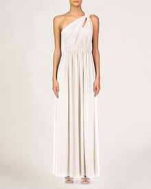 Halston | Michaela Os Shirred Gown | Pristine