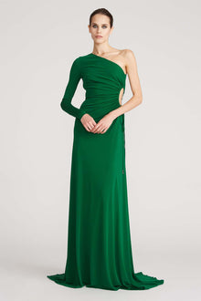 Halston | Bay Matte Jersey Gown Jade | Jade