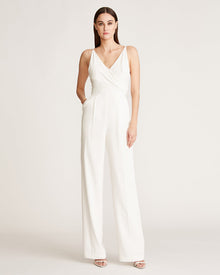 Halston | Amanda Satin Jumpsuit | Pristine