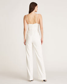 Halston | Amanda Satin Jumpsuit | Pristine