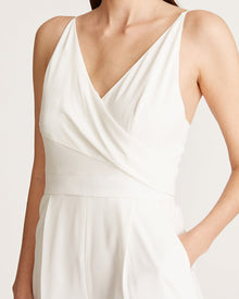 Halston | Amanda Satin Jumpsuit | Pristine