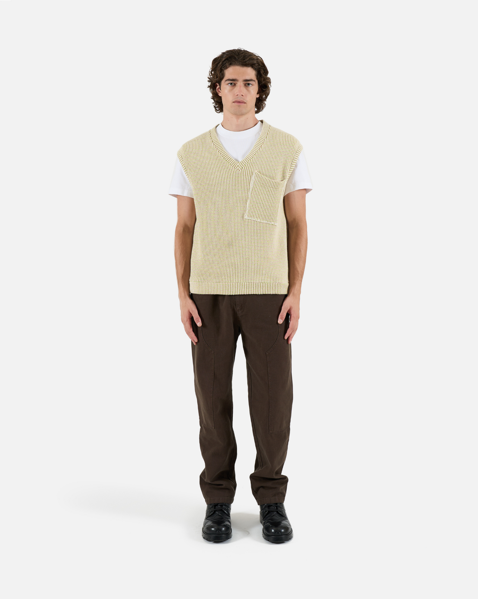 Sweater Vest | Egret