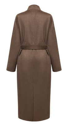 Thin-Strap Cashmere Coat | Brown