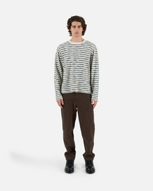 Terry Stripe Long Sleeve Tee | Multi