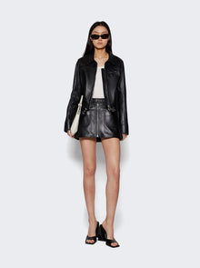 Women | Courrèges | Buckle Zipped Mini Skirt | Black