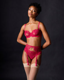 Women | Anais Suspender Belt | Wisteria