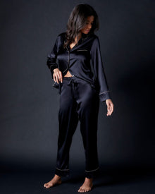 Women | Marlene Pajama Set | Black/Blush