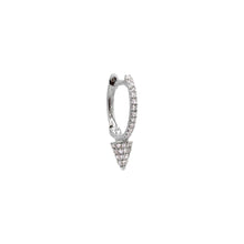  Diamond Spike Huggie Earring 14K - Adina's Jewels