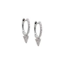  Diamond Spike Huggie Earring 14K - Adina's Jewels
