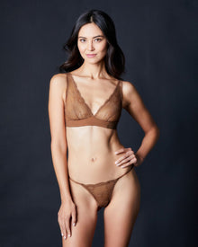 Women | Sapna Plunge Bralette | Carmel