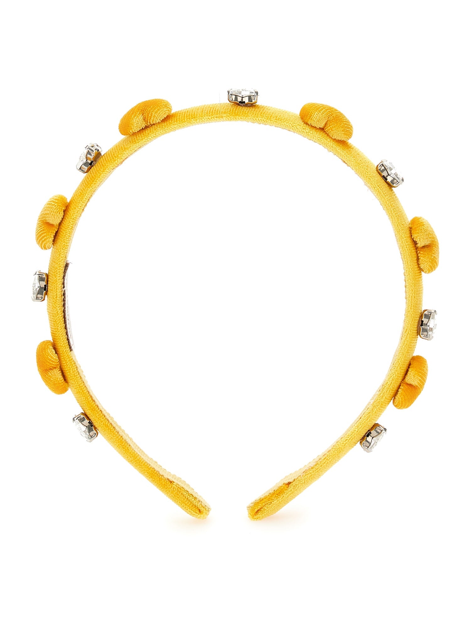 Girls | Velvet Hairband | Light Yellow