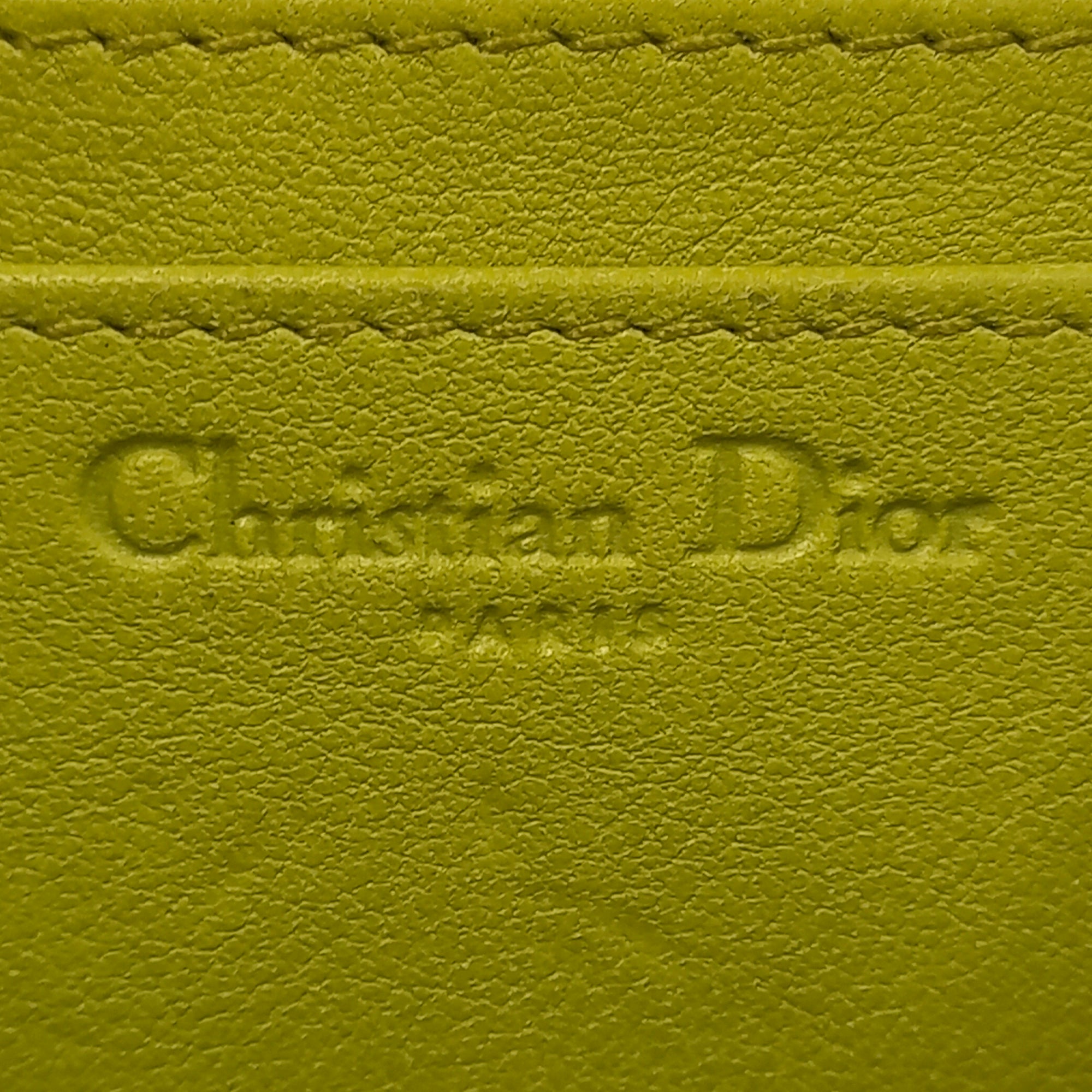 Dior Pre-Owned Lady Dior Coin Purse | Women | Yellow