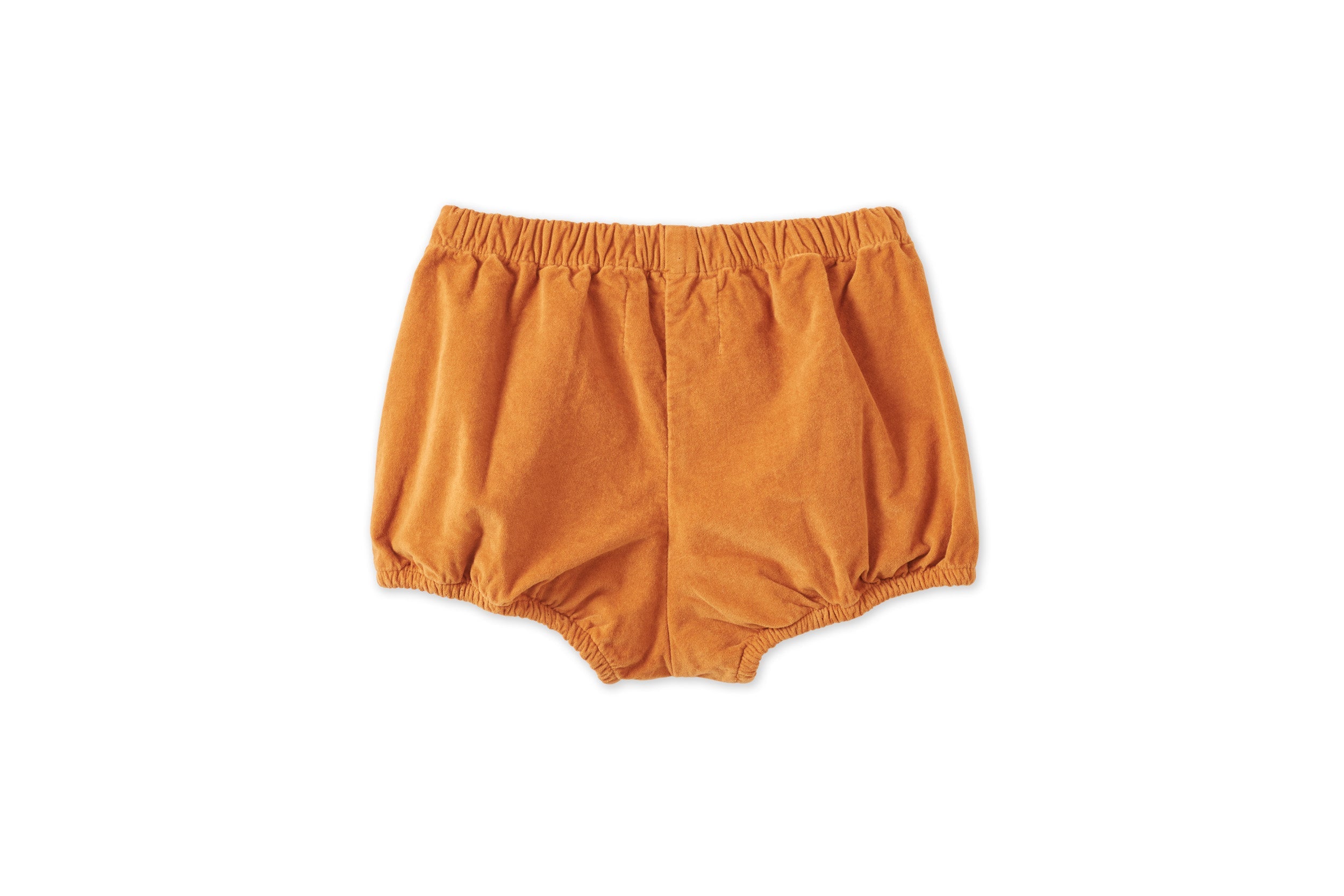Organic Cotton Velvet Bloomers | Raw Sienna