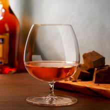 Vintage Cognac Glasses - 16.9 Oz | Clear Crystal | Set of 2