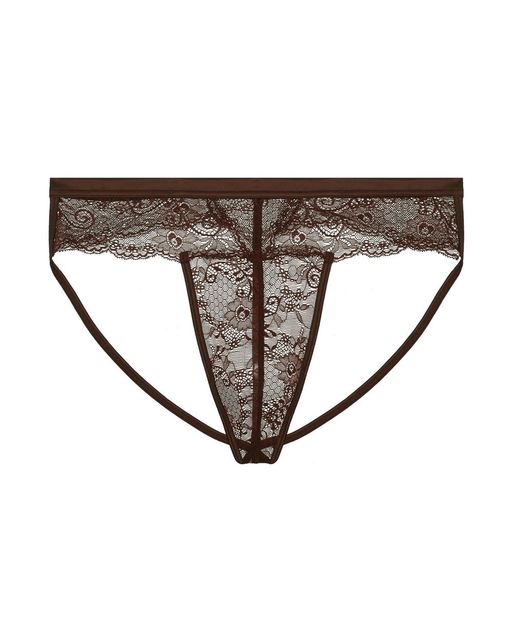 Men | Sapna Jock Strap Thong | Chocolat