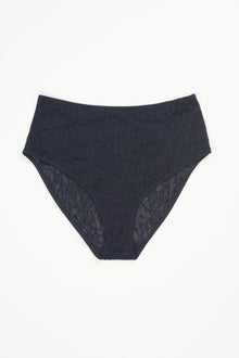 Eden High Waist Brief | Black