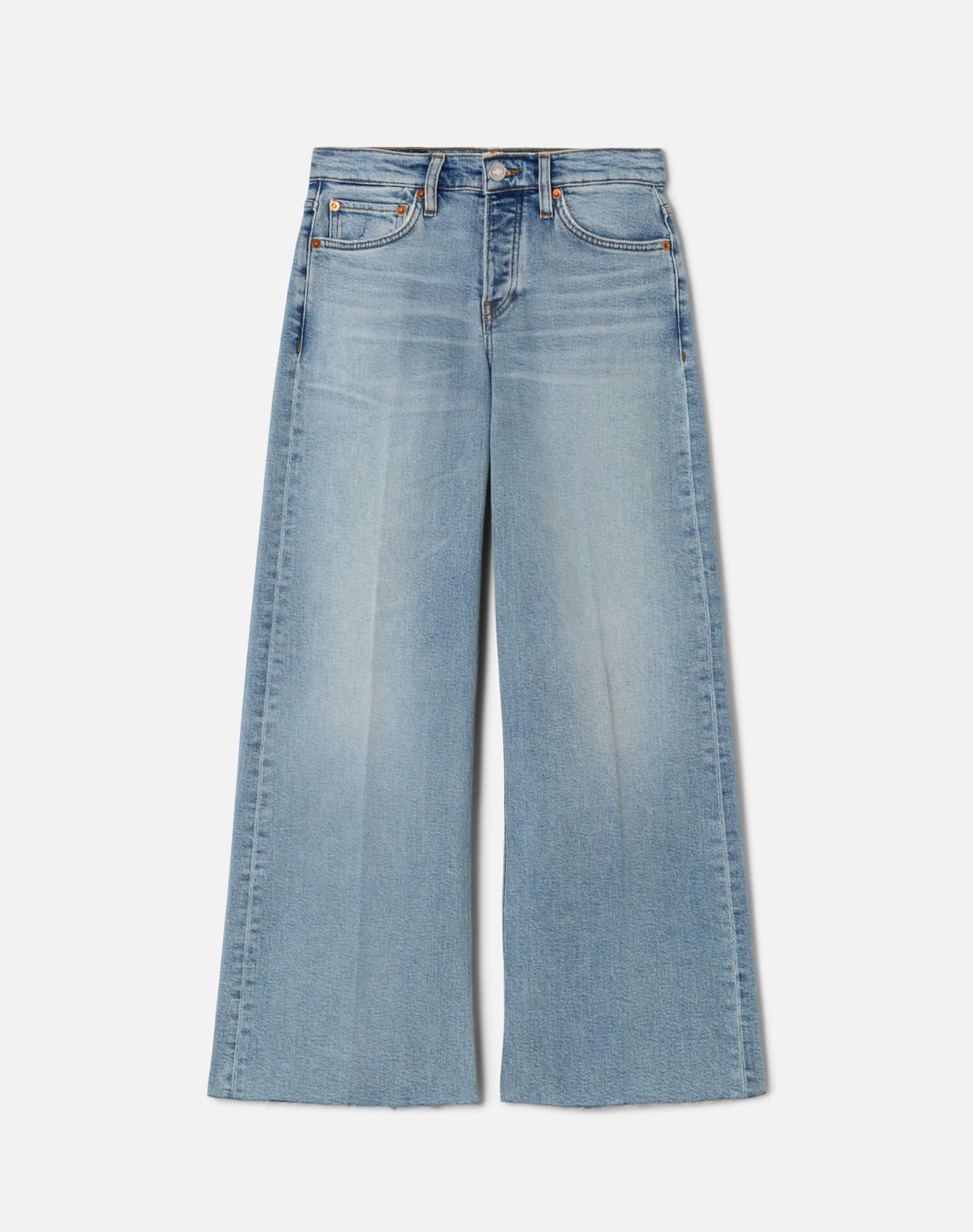 Womens | Comfort Stretch Mid Rise Wide Leg Crop | Undertow