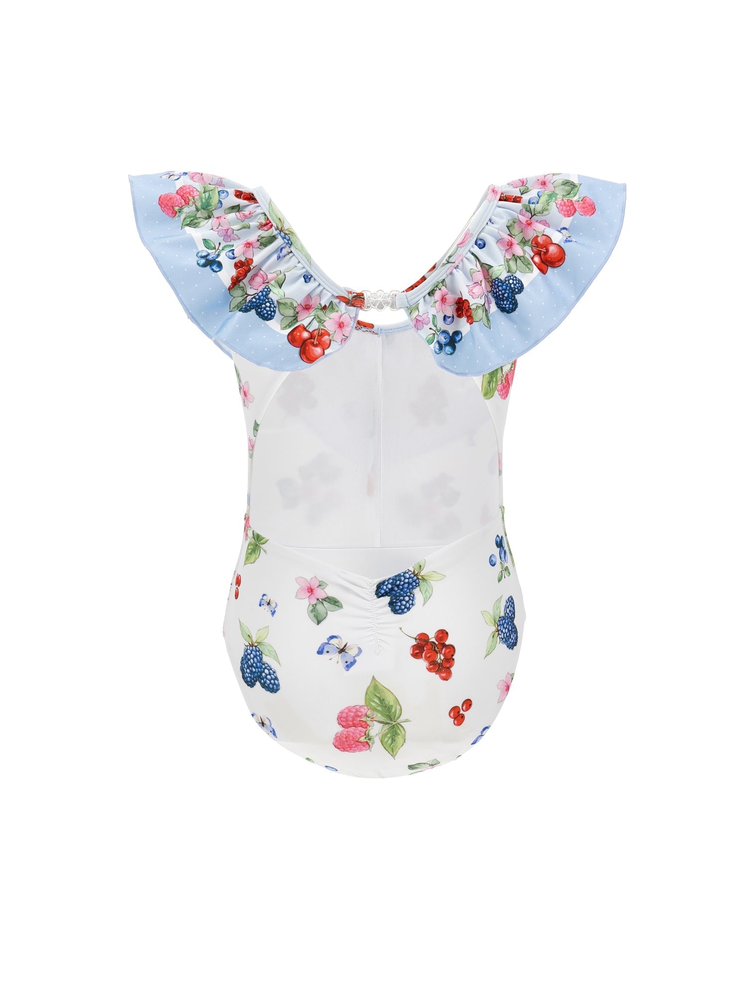 Girls | One-Piece Swimsuit Fruits | White