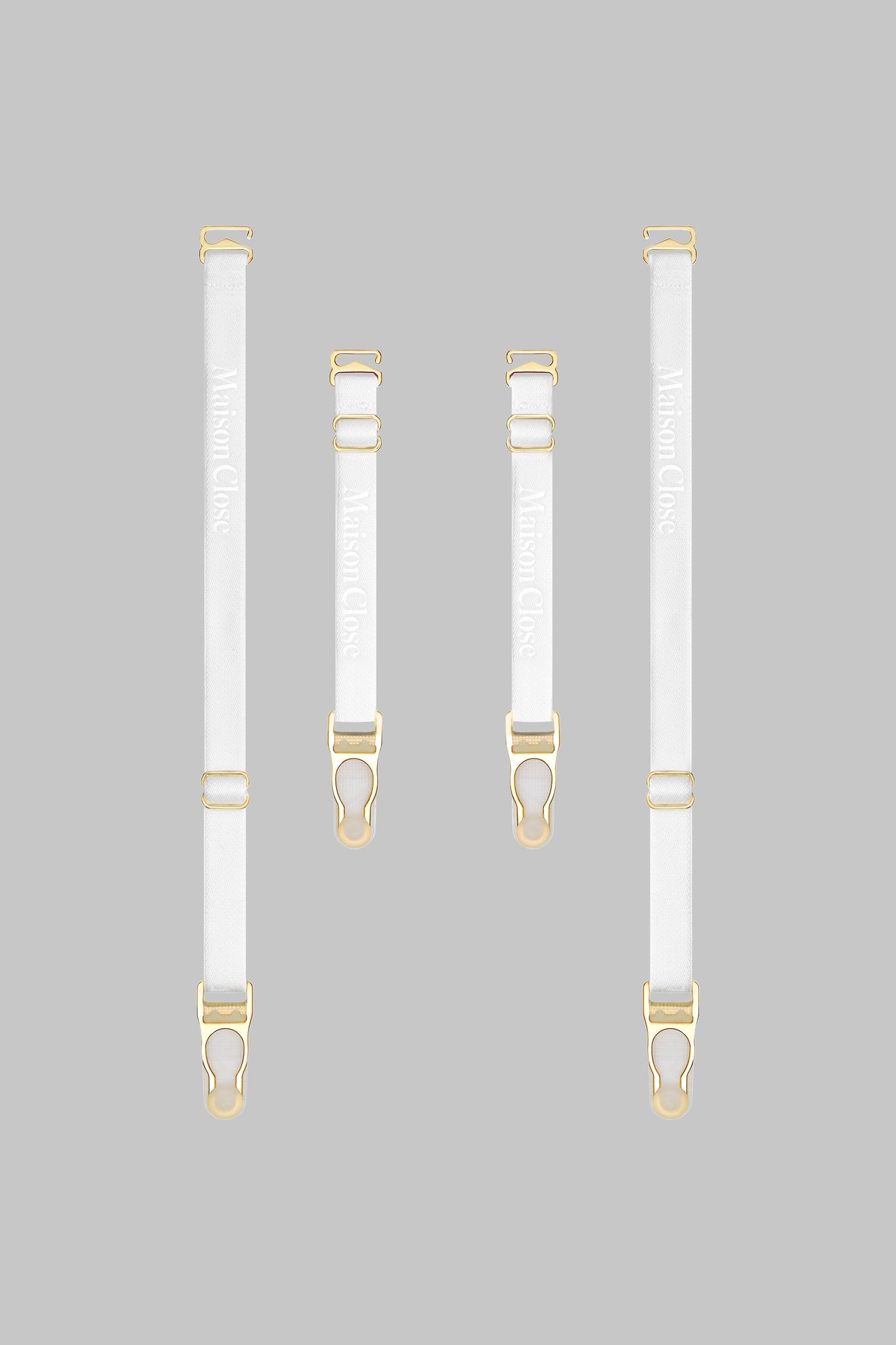 Suspenders Straps - Signature | White