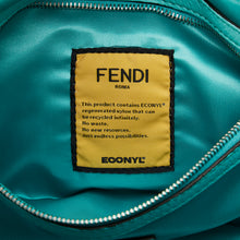 Fendi Pre-Owned Nylon Multipocket Baguette | Women | Blue x Turquoise