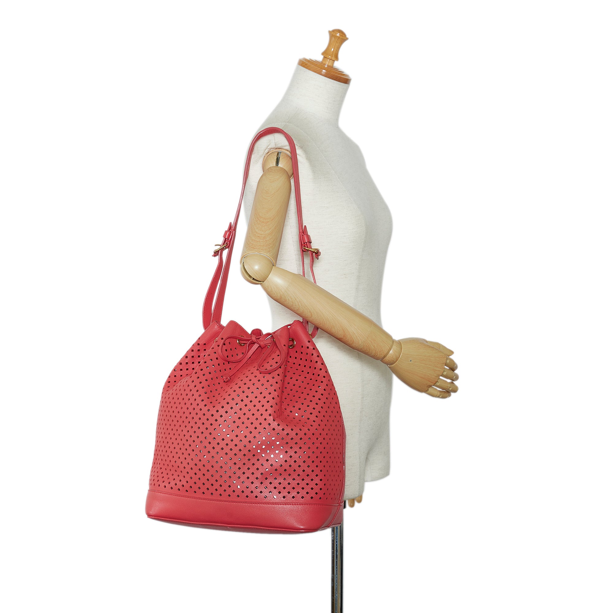 Louis Vuitton Pre-Owned x Sofia Coppola Flore Perforated Noe | Women | Red