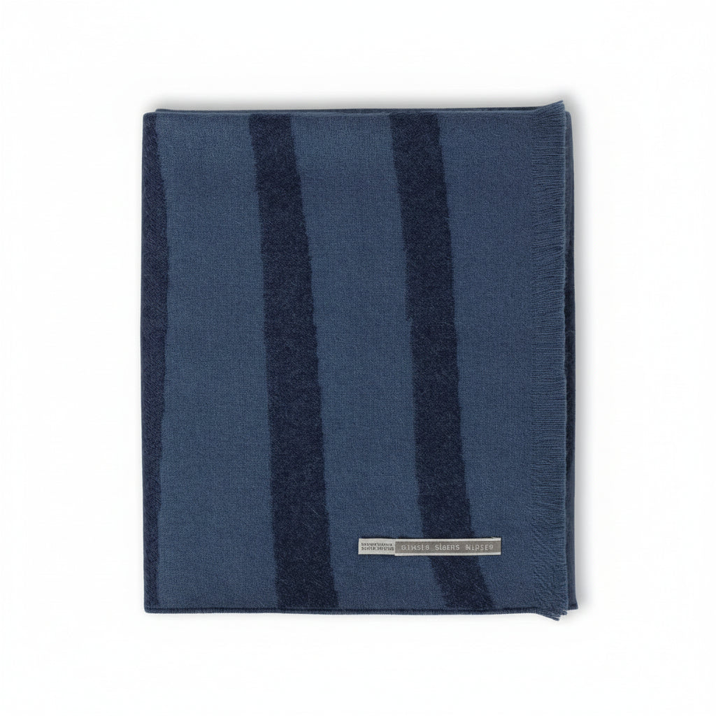 Zebra Throw | Navy/English Manor