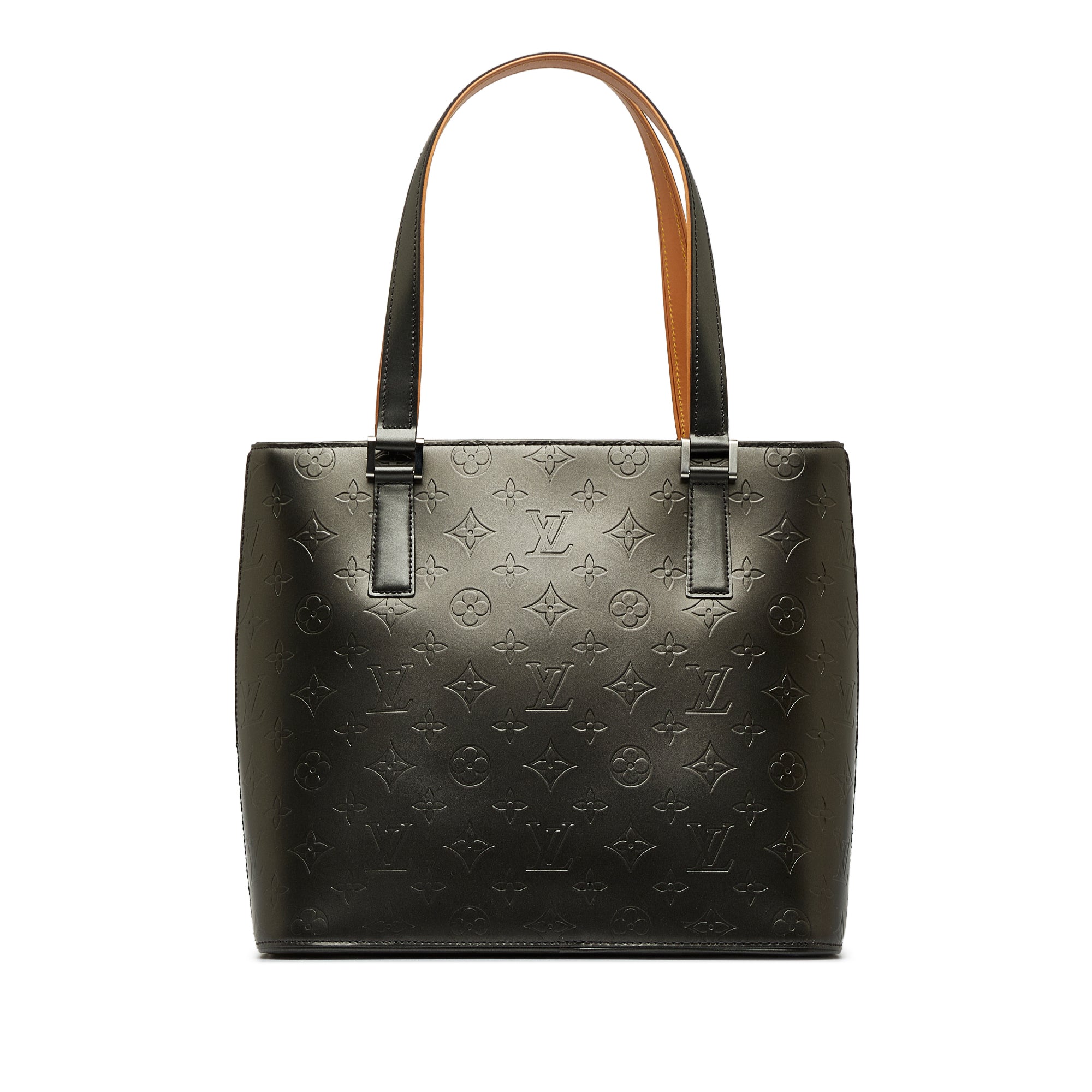 Louis Vuitton Pre-Owned Monogram Mat Stockton | Women | Gray x Dark Gray