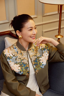 Embroidered Jacket | Green