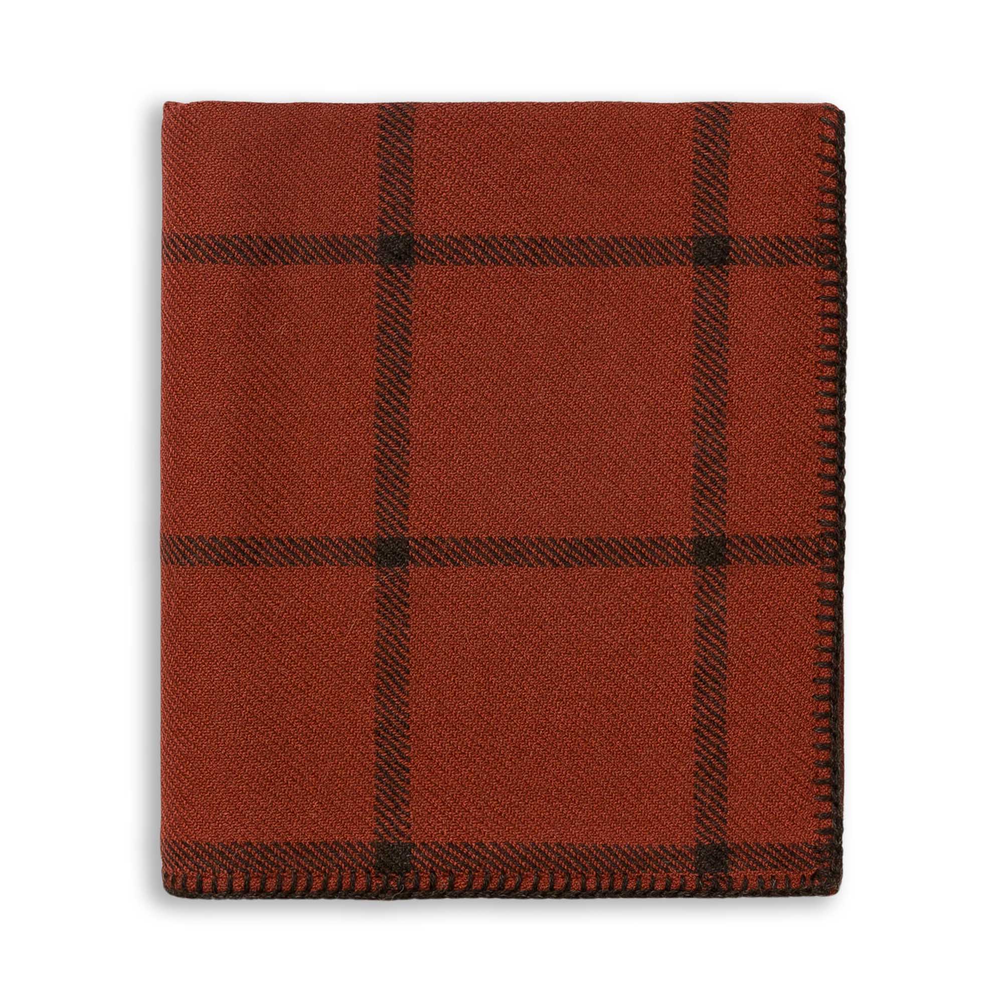 Graydon Throw | Rust/Chocolate